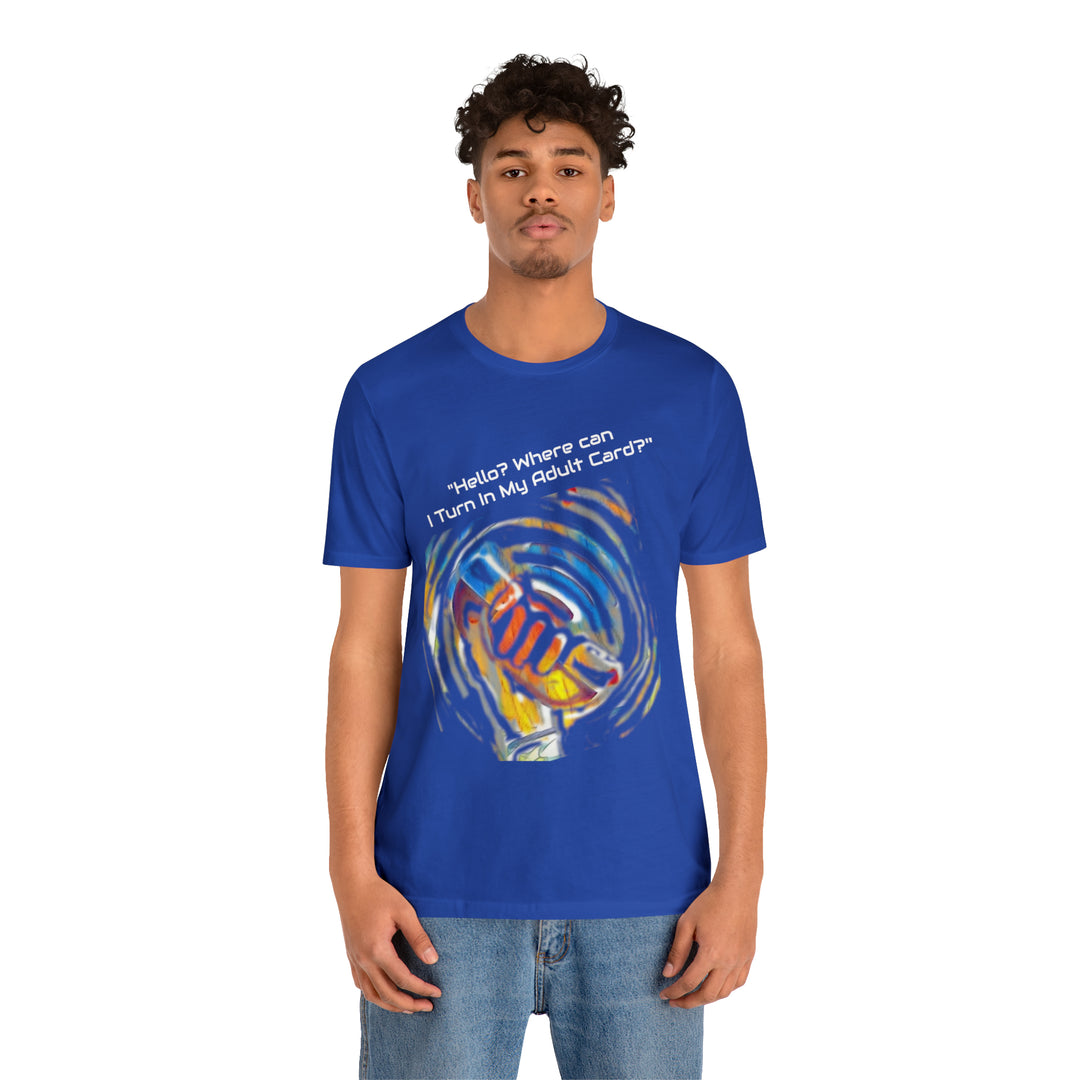 ADULT CARD Dad Jokes Unisex Jersey Short Sleeve Tee