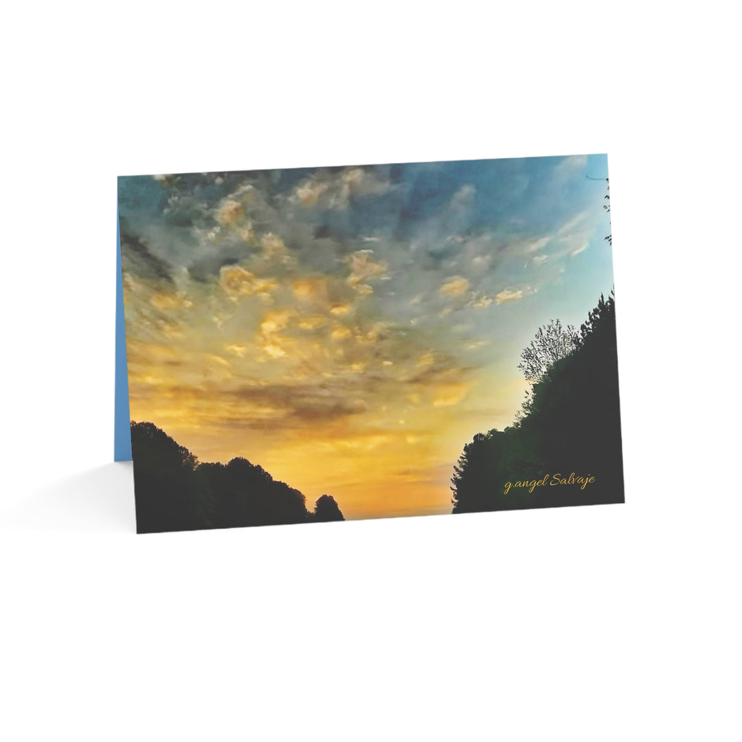 Encouragement Psalms 121 SunriseGreeting Cards Set - 1, 10, 30, 50 Pack - Perfect for Any Occasion