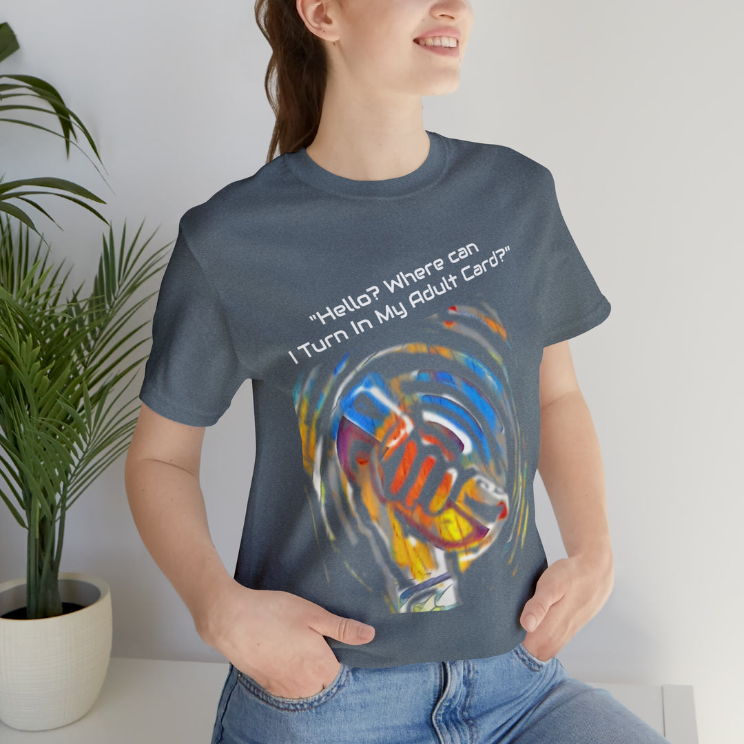 ADULT CARD Dad Jokes Unisex Jersey Short Sleeve Tee