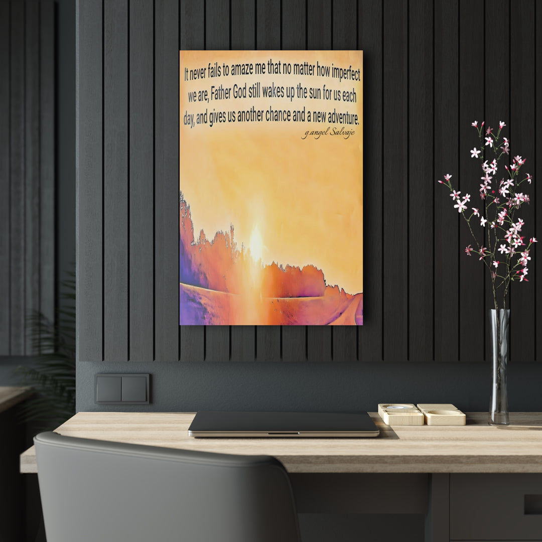 God wakes the sun Acrylic Prints