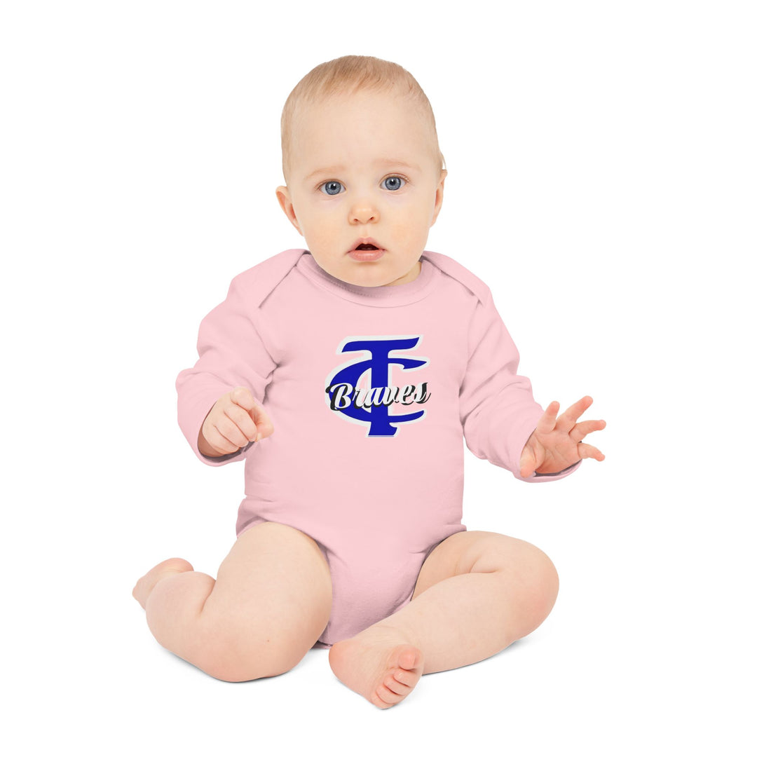 Baby Onesie - Tishomingo County Braves Breast Cancer Awareness