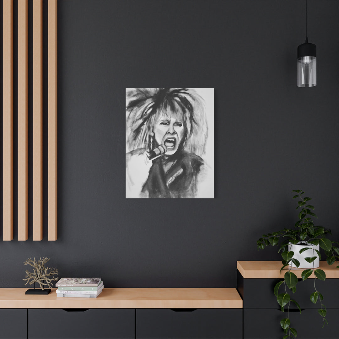 Canvas Print Tina Turner Portrait