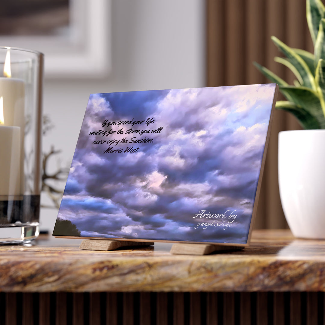 Don't Miss The Sunshine, Ceramic Photo Tile