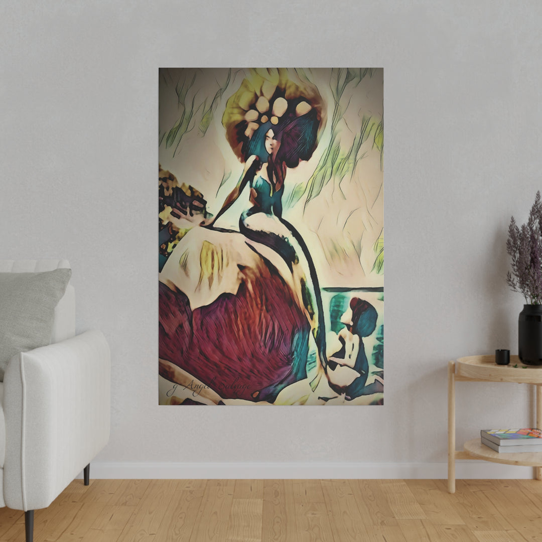 Mermaid Madonna Canvas, Stretched, 0.75"