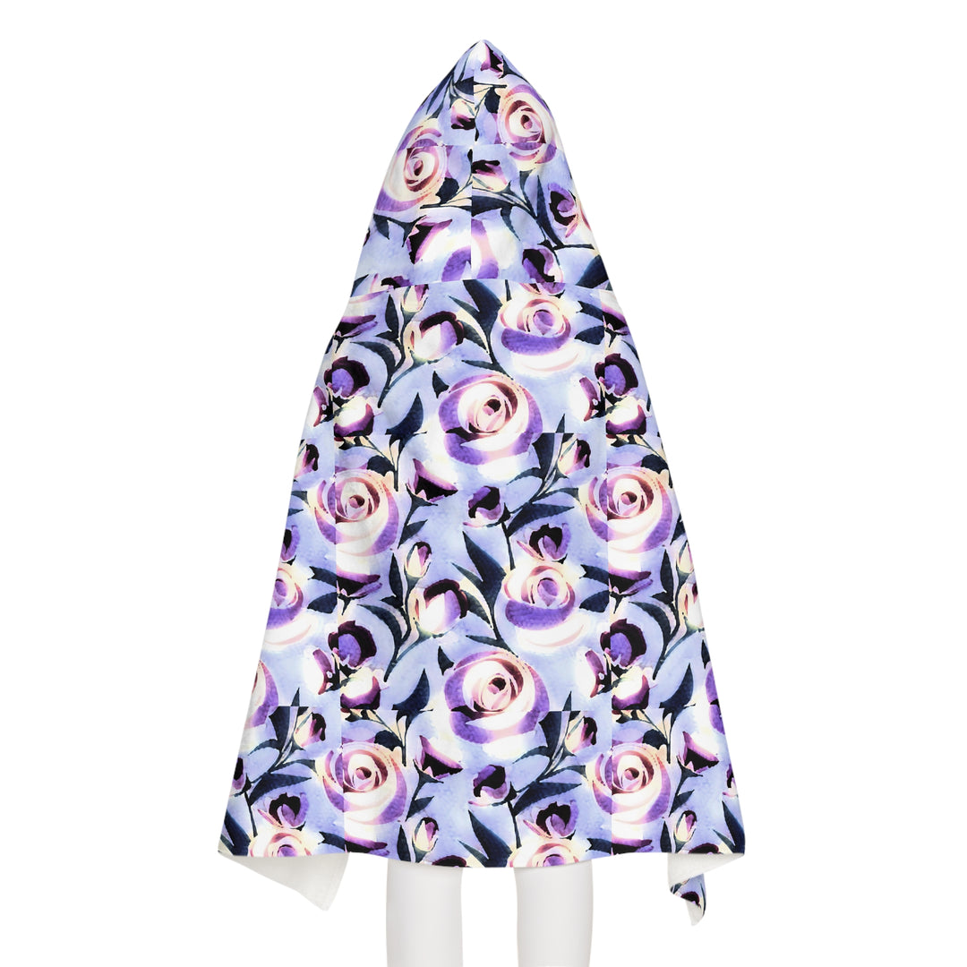 Lavender Roses Youth Hooded Towel