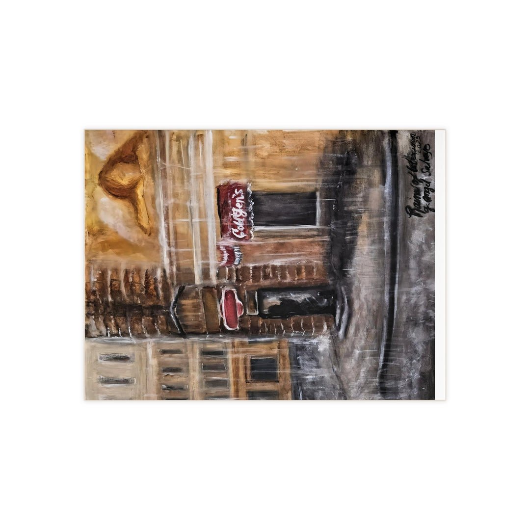 Ceramic Photo Tile - Tears of Intercession Rain-scape Design