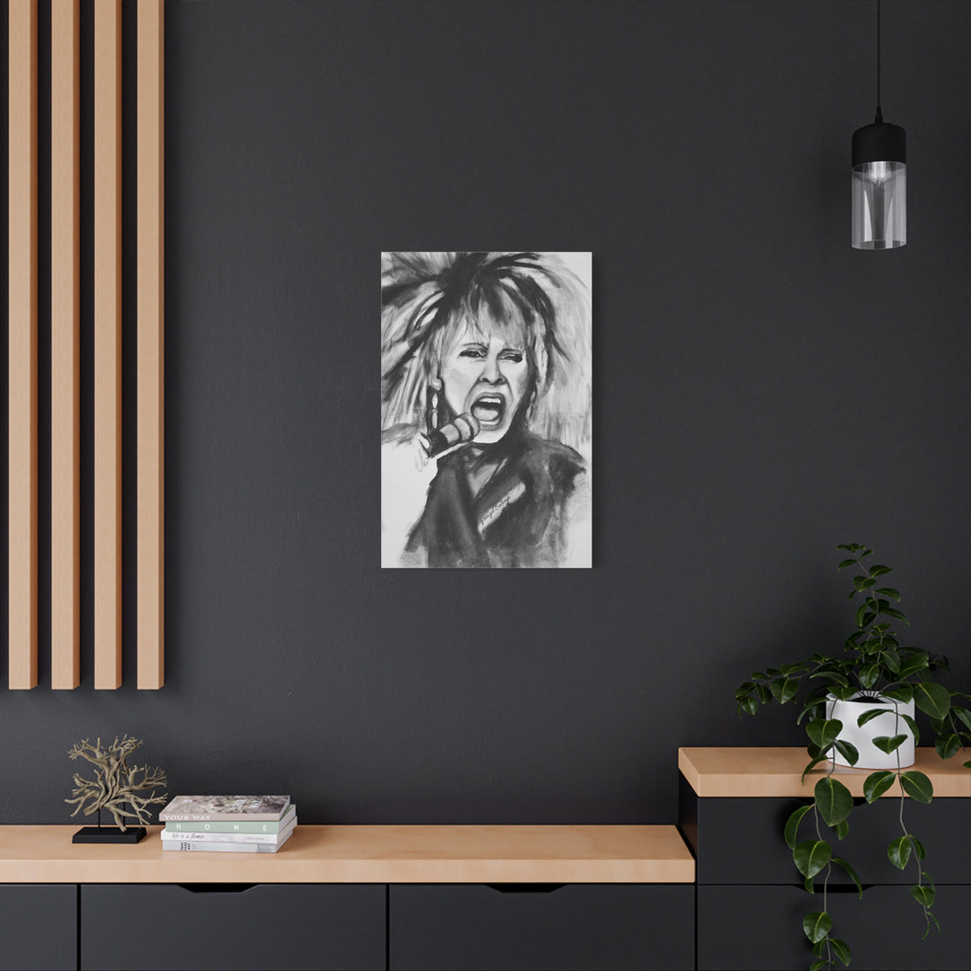Canvas Print Tina Turner Portrait