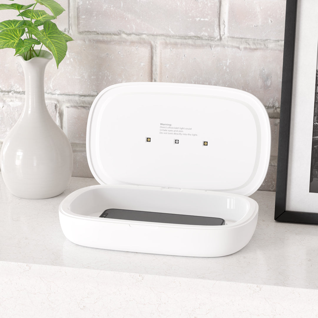 Peony Phone Sanitizer and Wireless Charging Pad