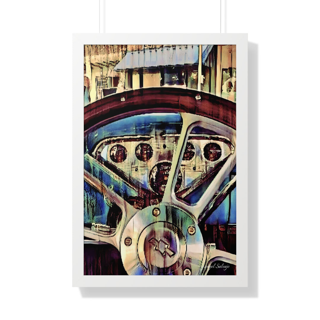 Chevy Apache Driver's Seat Framed Vertical Poster