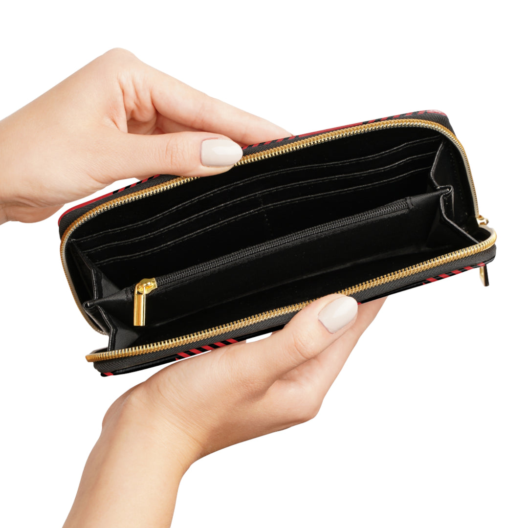 Buffalo Plaid Zipper Wallet