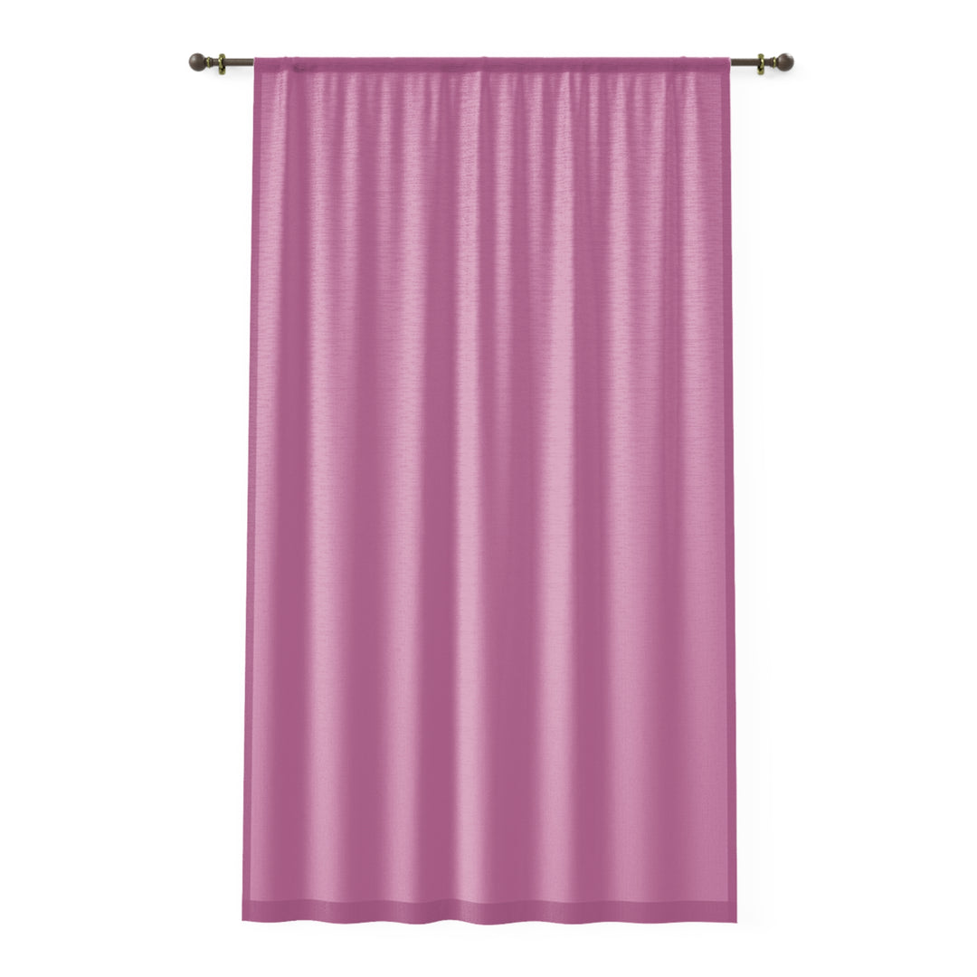 Roses are Pink coordinate pink  Sheer Window Curtain