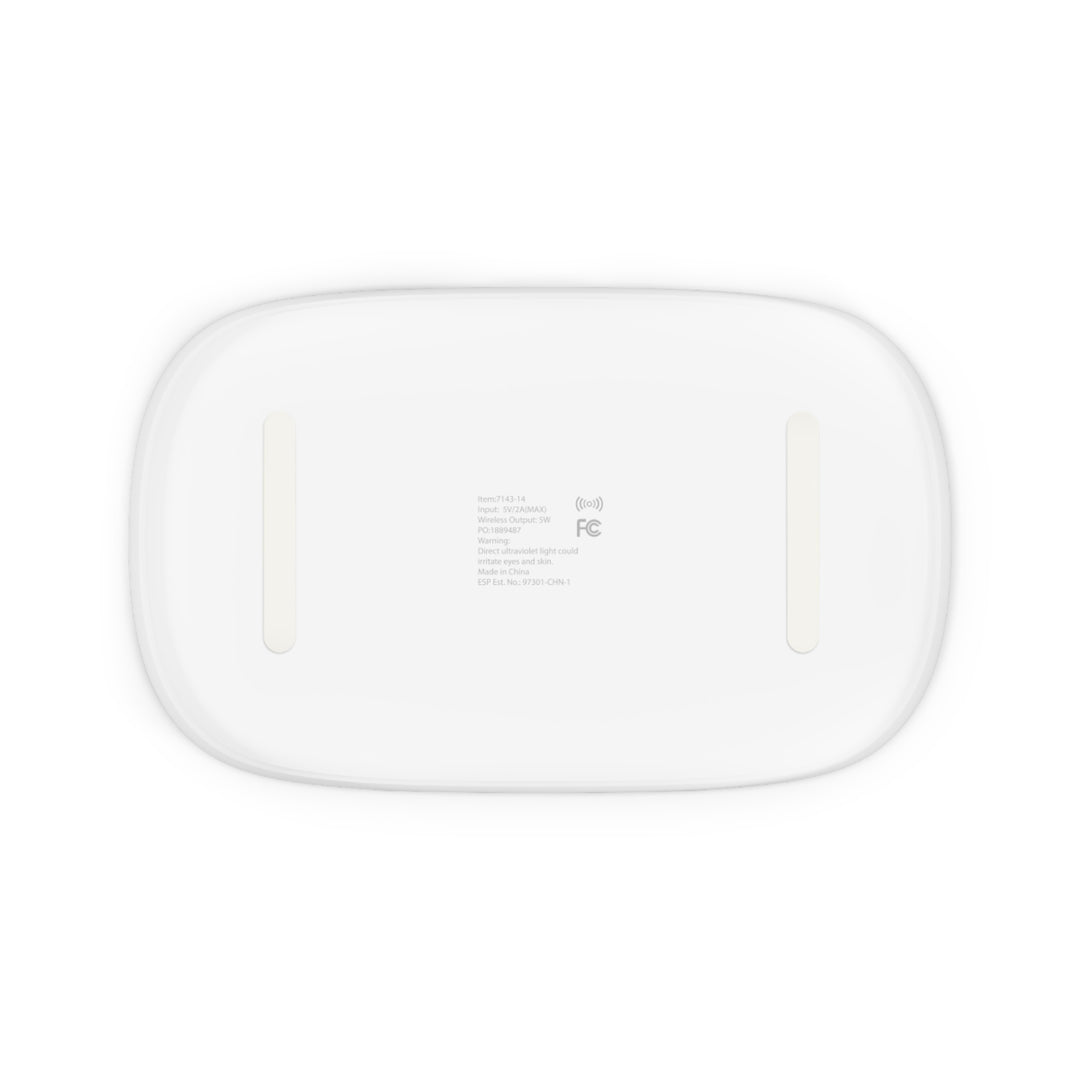 Walking the Sky UV Phone Sanitizer and Wireless Charging Pad
