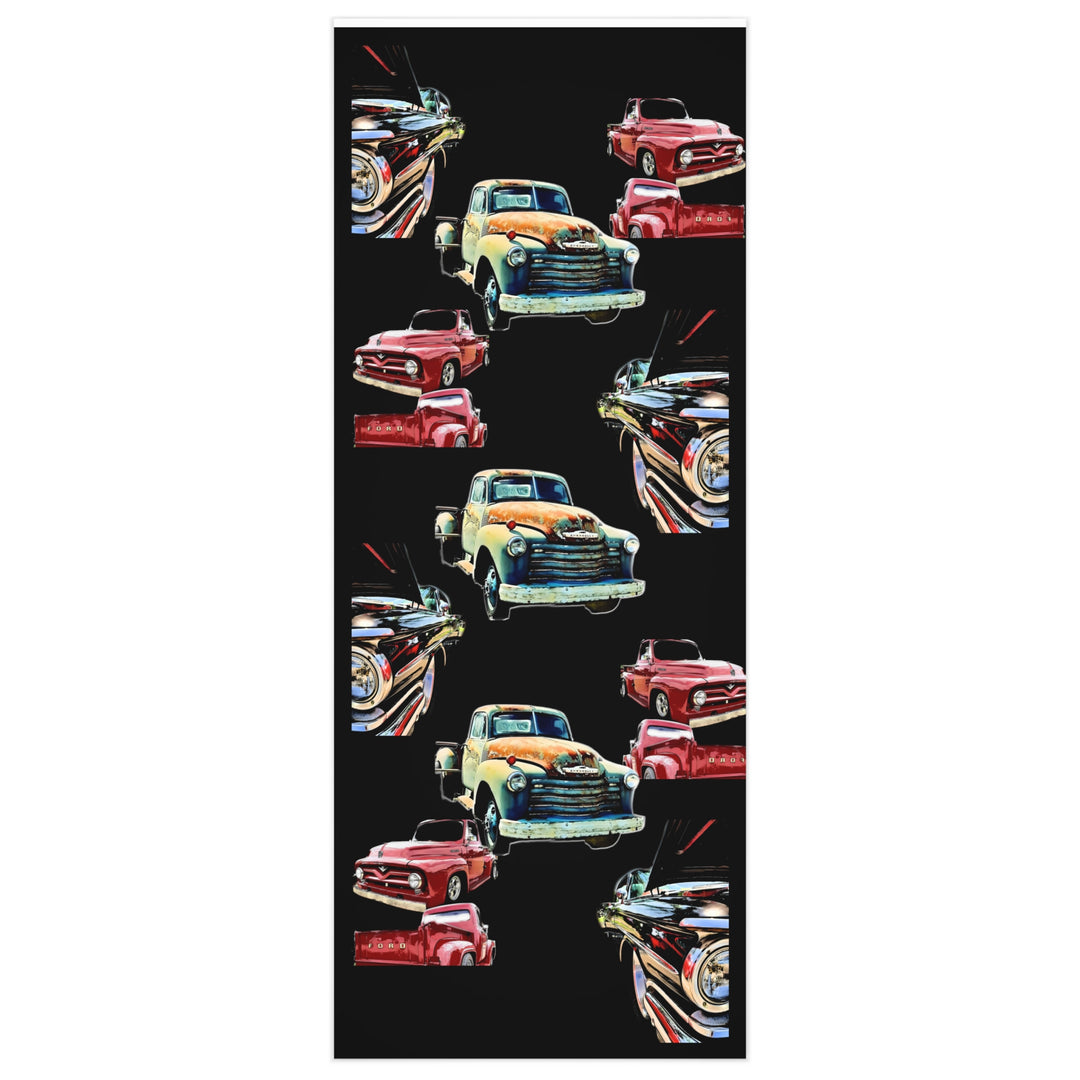 Antique Cars & Trucks Wrapping Paper
