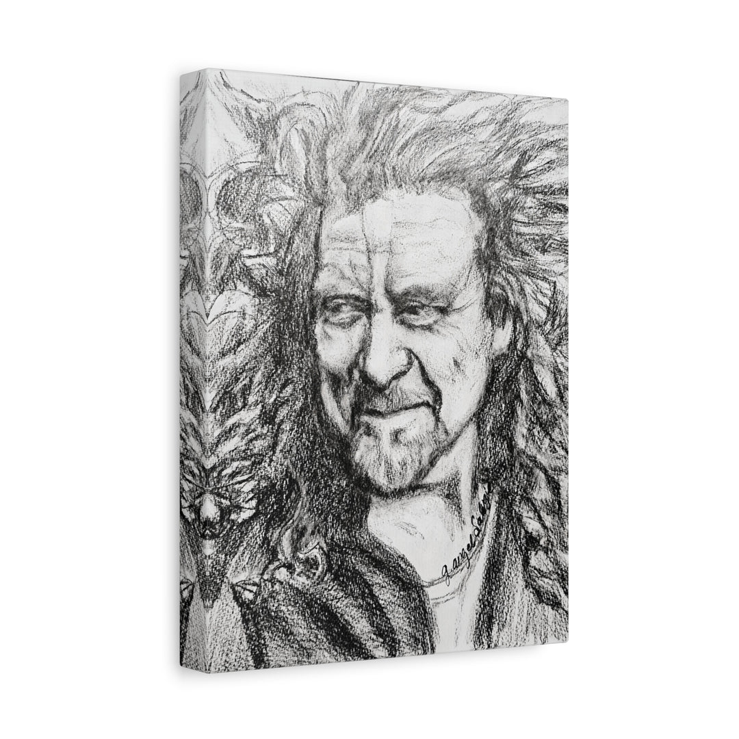 Canvas Print - Robert Plant Rock and Roll Portrait