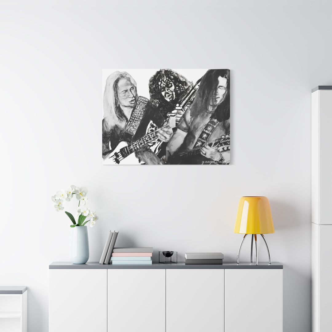 Canvas Print - Slaughter Band Mad About You painting Compilation g angel Salvaje