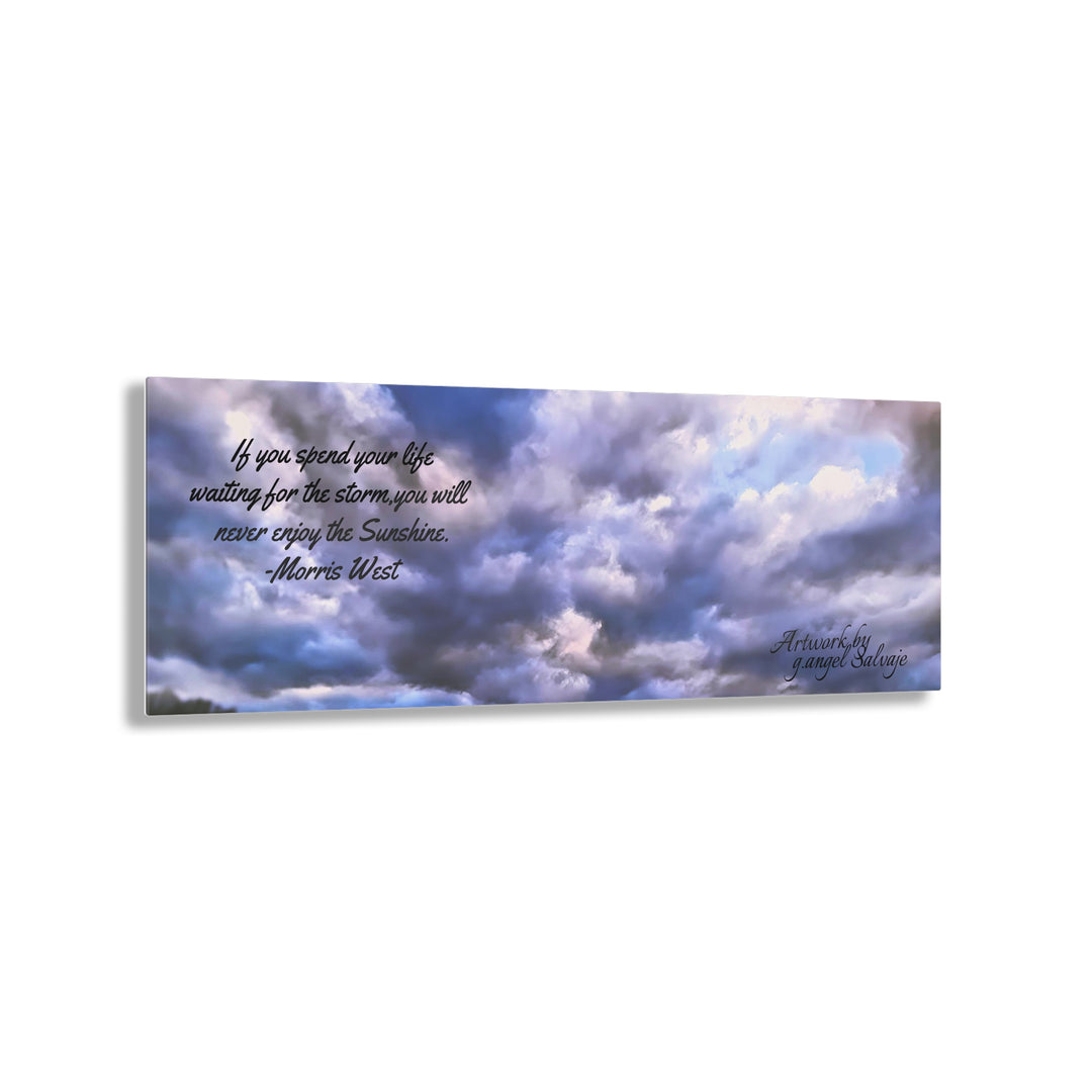 Dont Miss the Sunshine, Morris West Quote Acrylic Prints