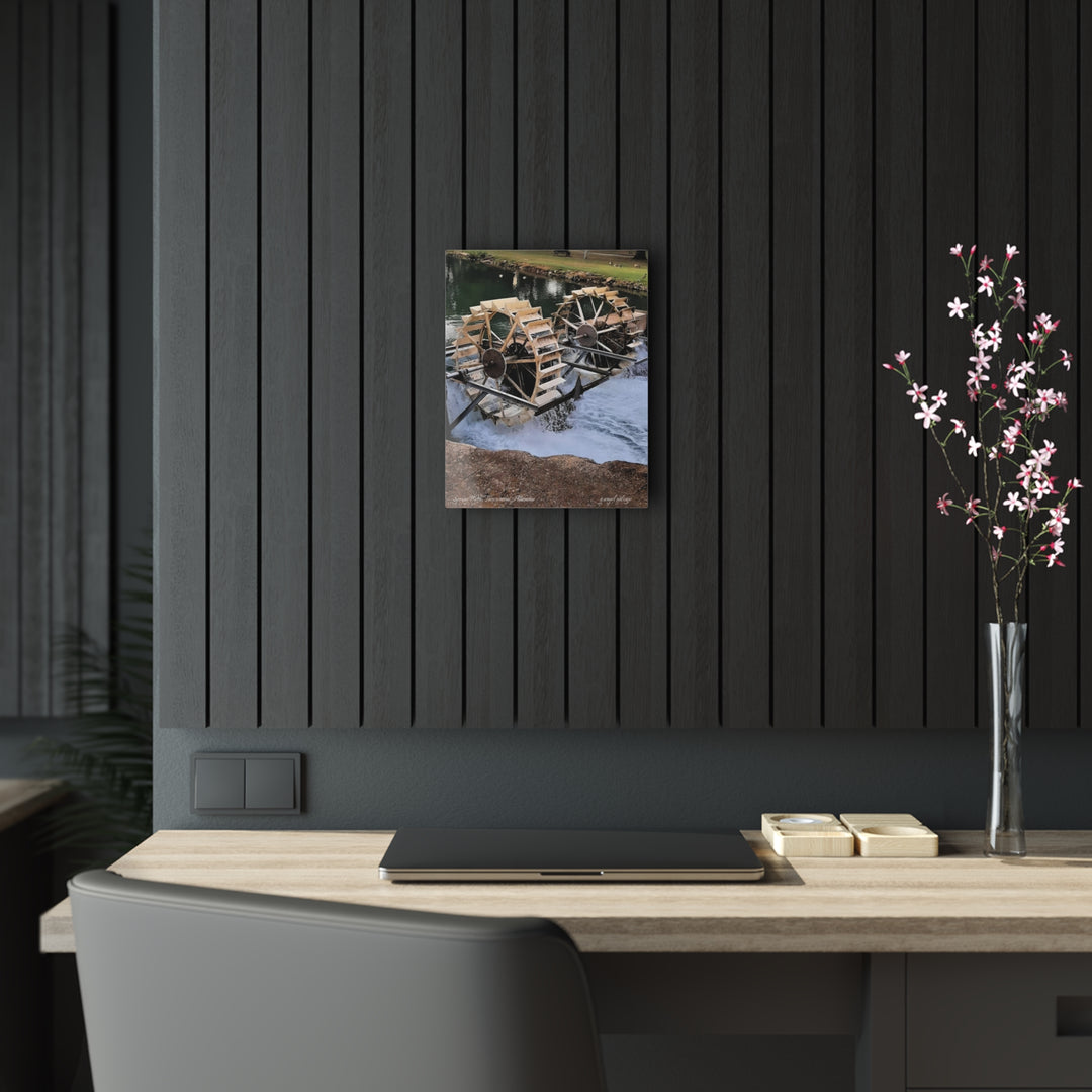 Water Wheel , Spring Park  Acrylic Prints
