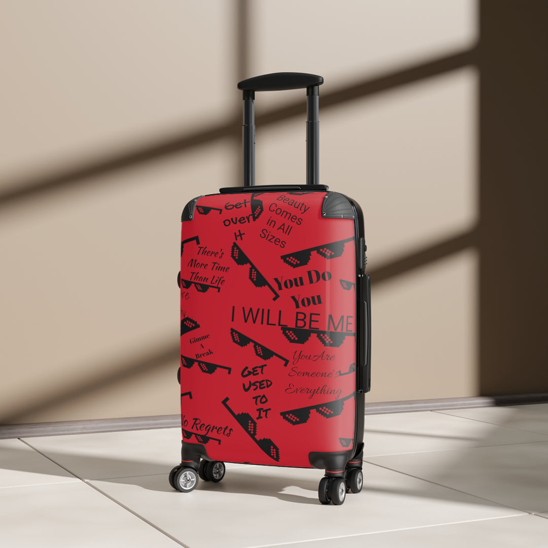 Affirmations and Sunglasses Suitcase