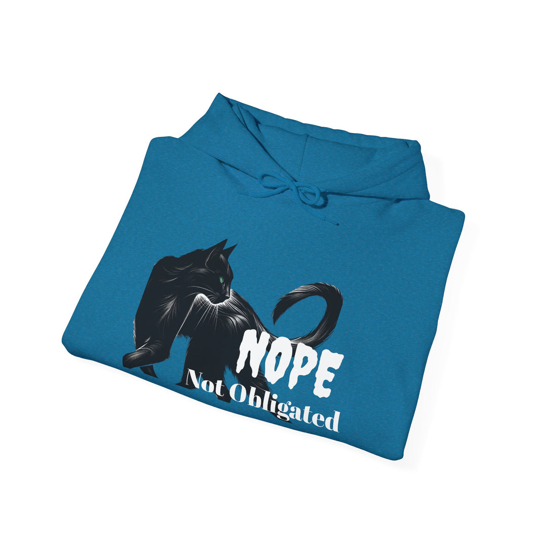 Hooded Sweatshirt - Feral Cat Drama Free Design