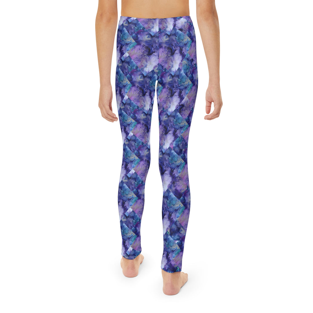 Purple Haze , Kids, Youth Full-Length Leggings (AOP)