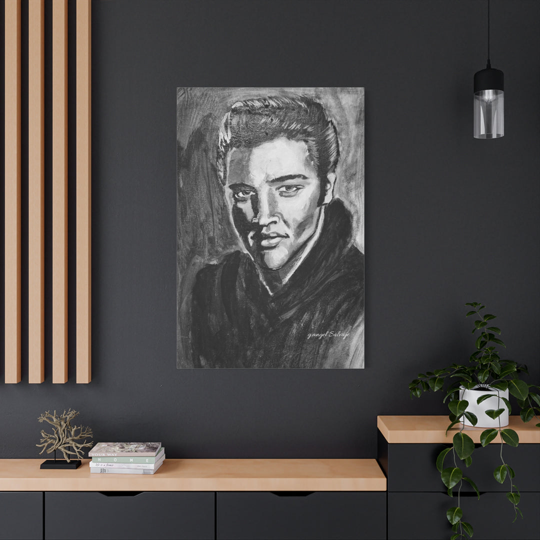 Elvis Canvas Print, from the Rock and Roll Series