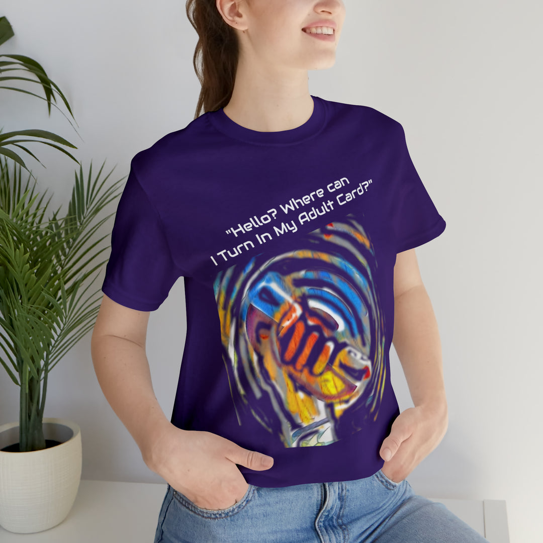 ADULT CARD Dad Jokes Unisex Jersey Short Sleeve Tee