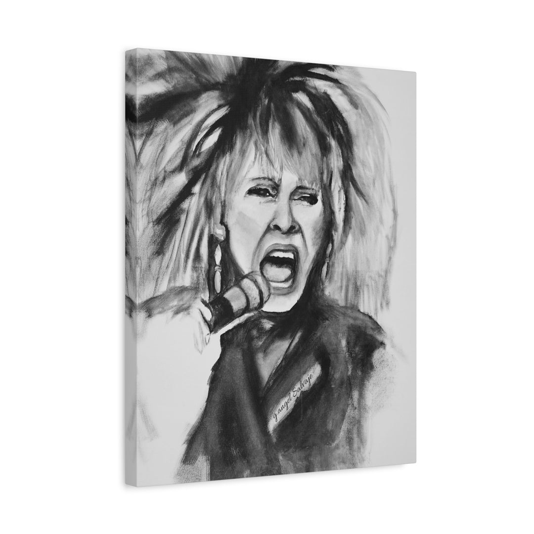 Canvas Print Tina Turner Portrait
