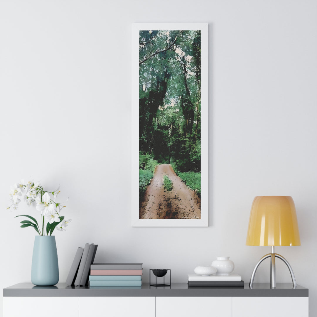 Life Viewed in Retrospect Framed Vertical Poster