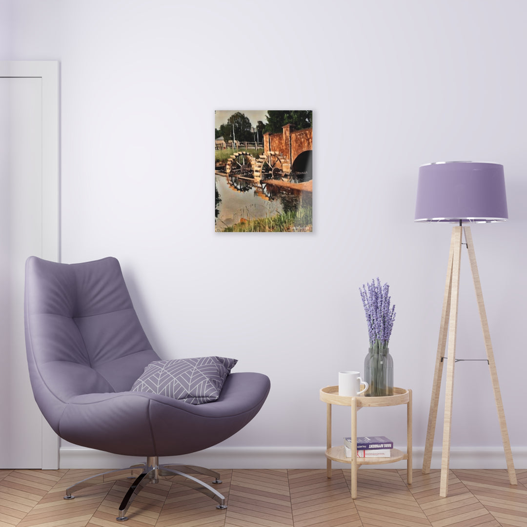 Water Wheels Acrylic Prints