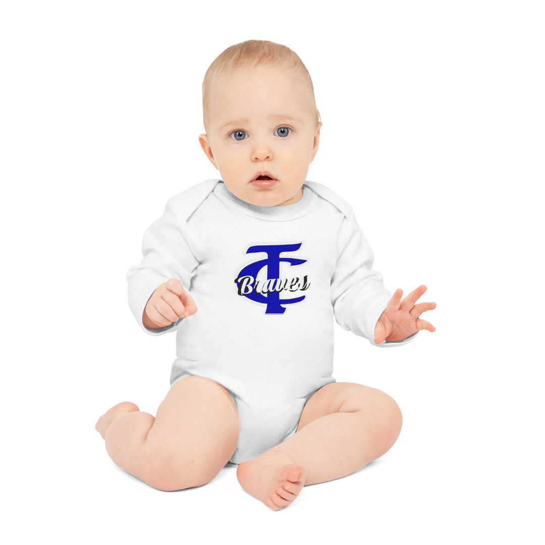 Baby Onesie - Tishomingo County Braves Breast Cancer Awareness