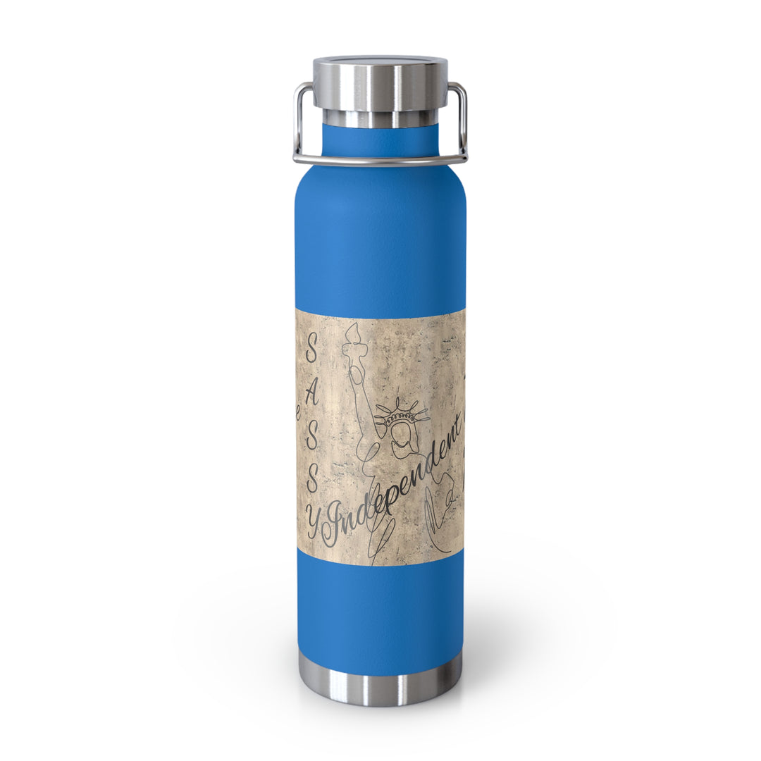All Men Were Created Equal Copper Vacuum Insulated Bottle, 22oz