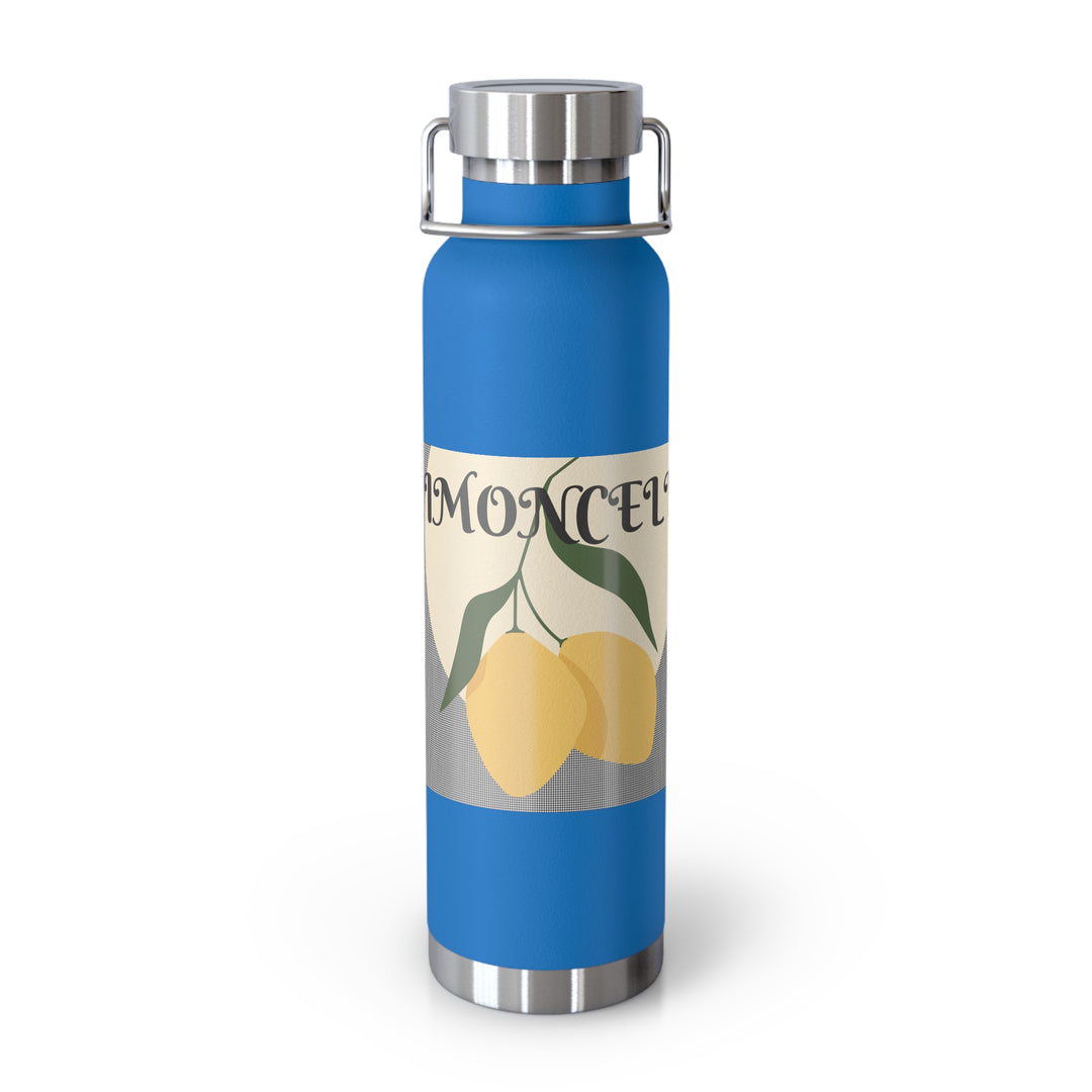 Limoncello Hounds Tooth Copper Vacuum Insulated Bottle, 22oz