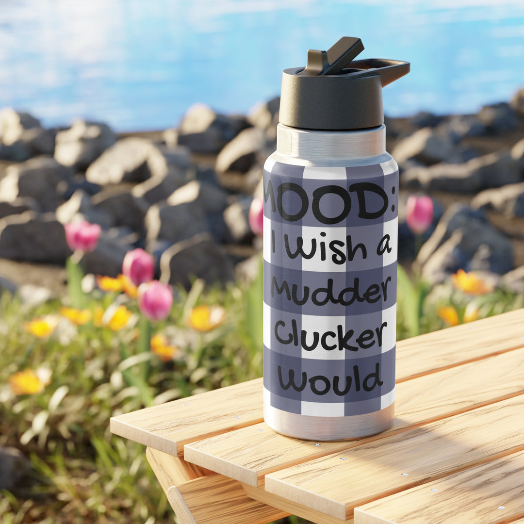 Black Wish a mudder clucker Gator Tumbler, 32oz