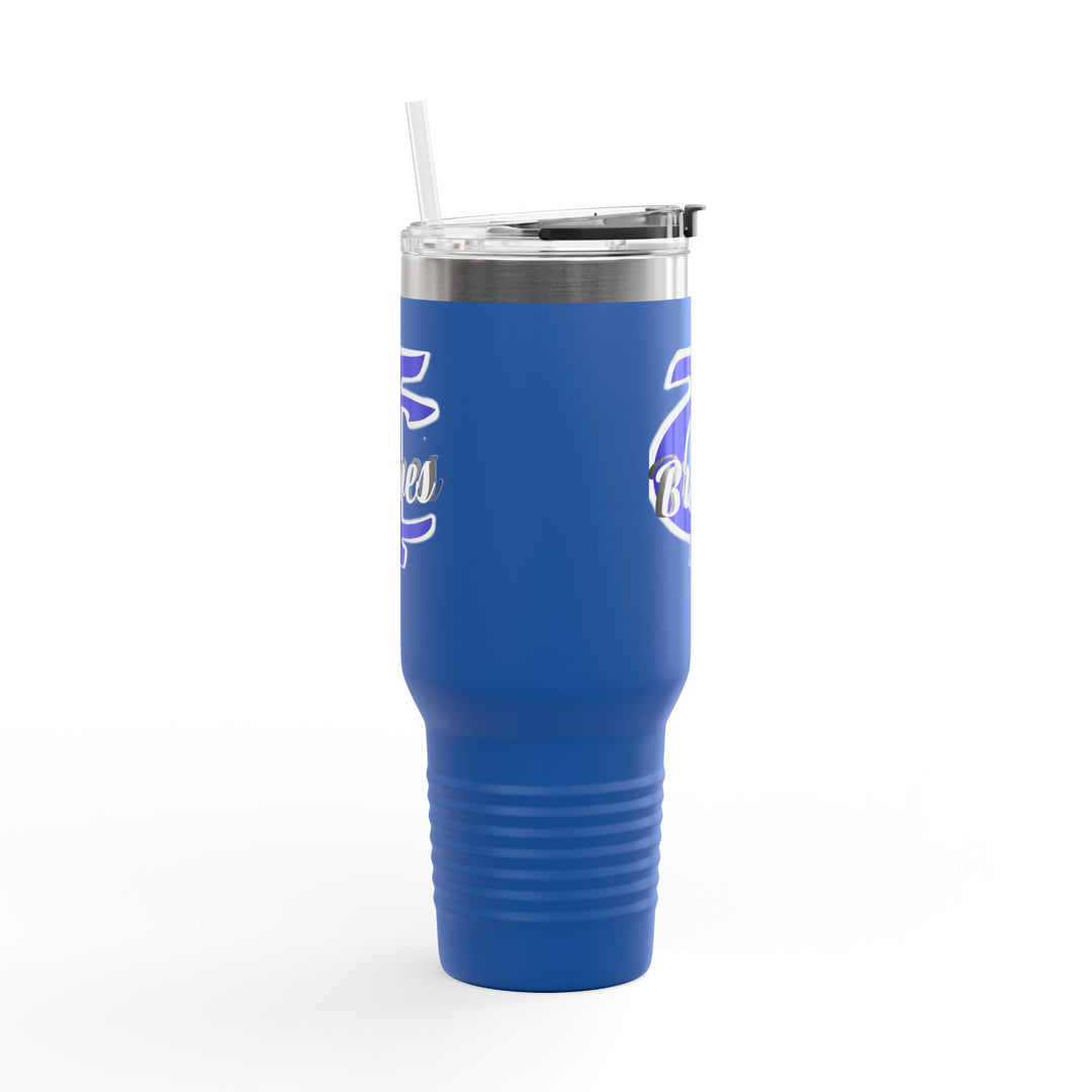Personalizable Insulated Travel Mug, 40oz - Tishomingo County High School Braves Team Spirit