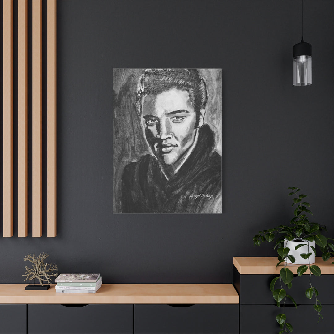 Elvis Canvas Print, from the Rock and Roll Series