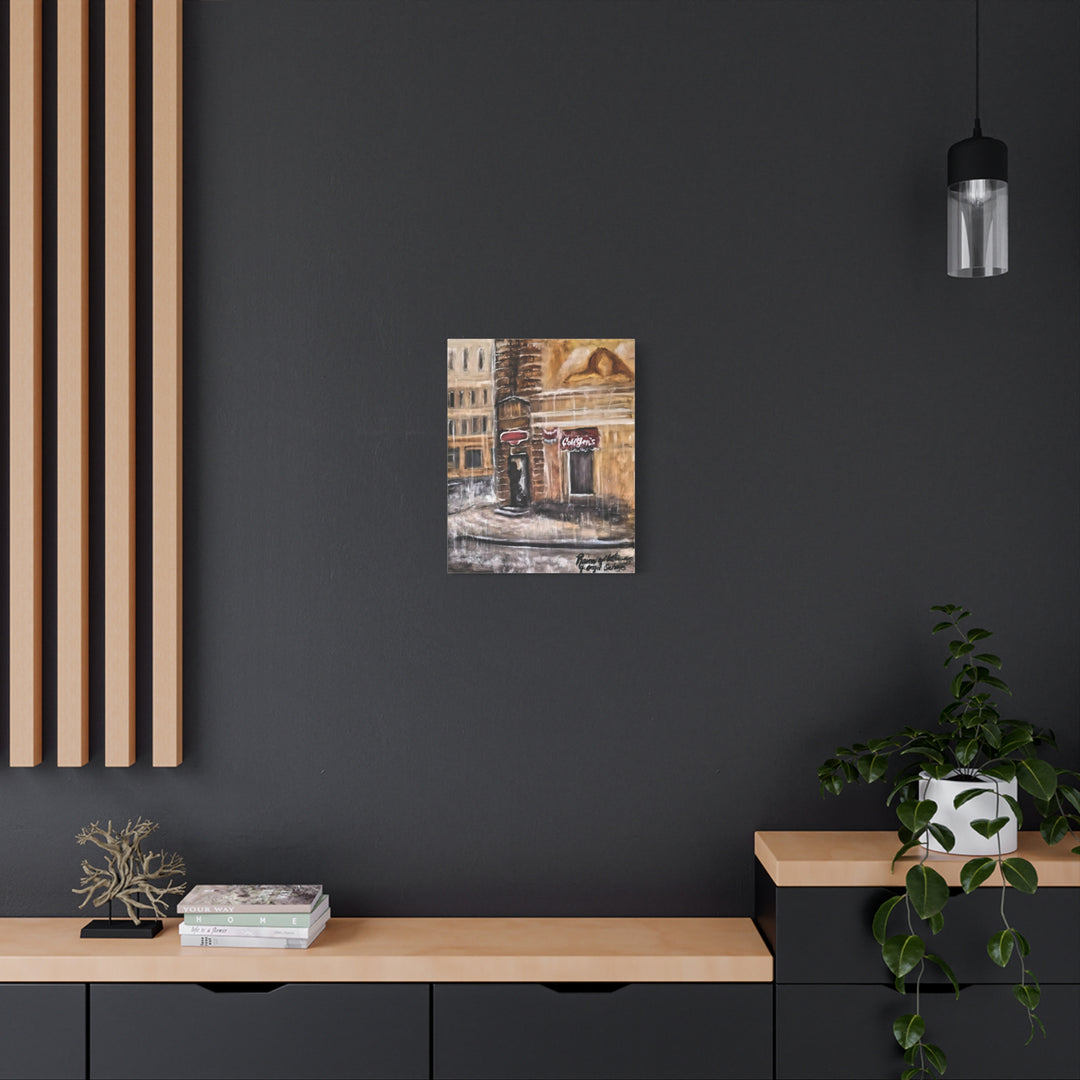 Realist Tones Canvas Print - Tears of Intercession-Urban Rainscape Design