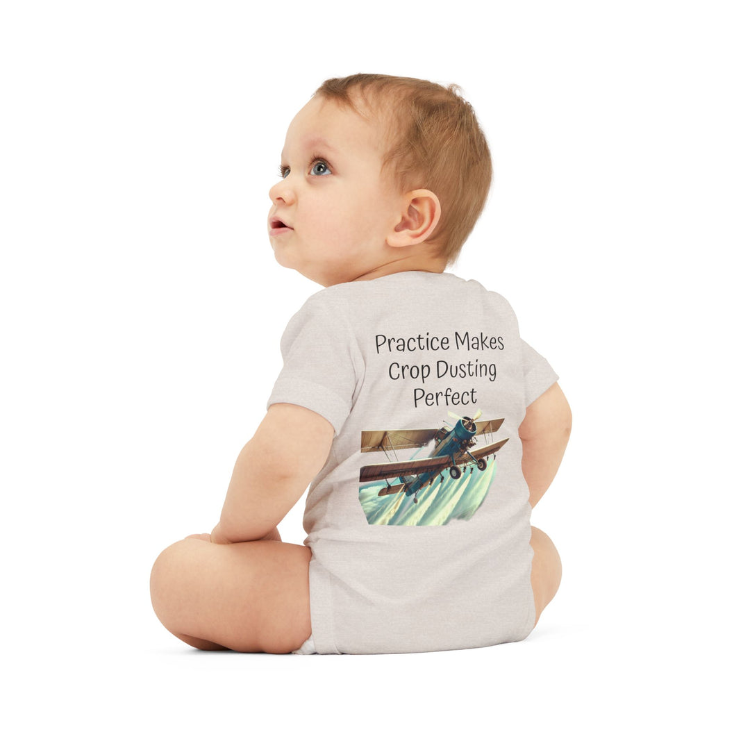 Onesie - Funny Baby Crop Duster Infant Jersey One Piece