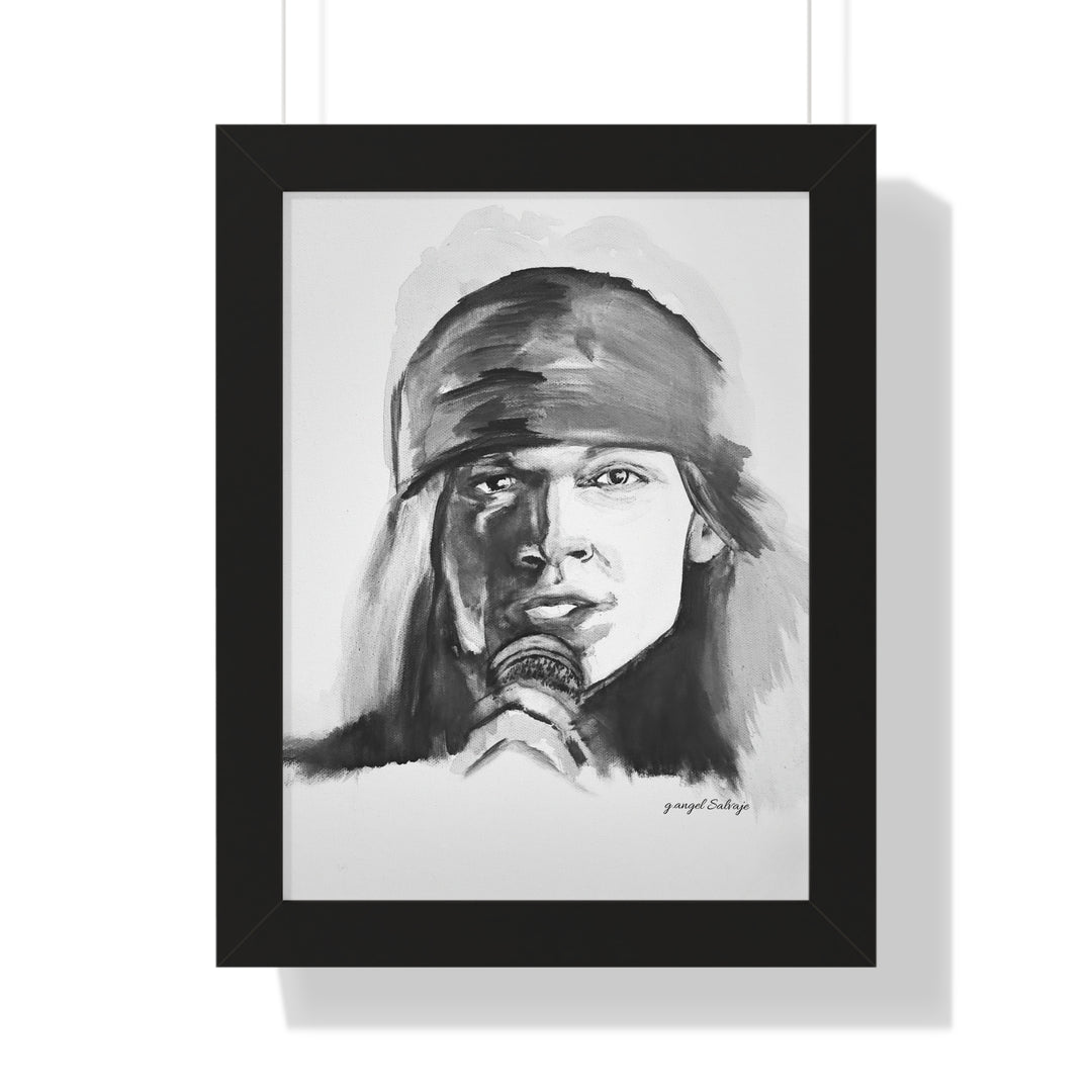 Axle Rose Vertical Poster