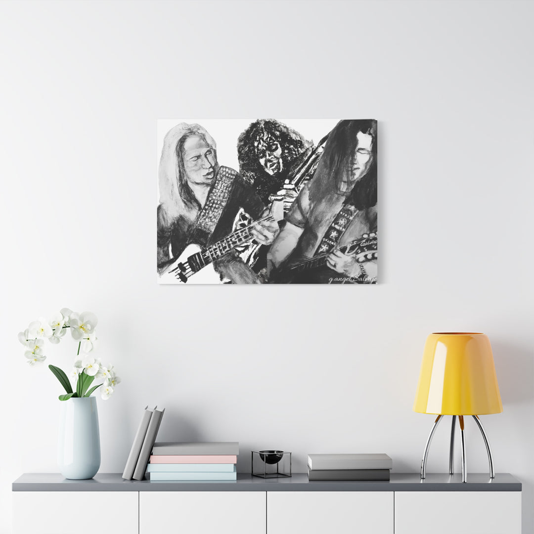 Canvas Print - Slaughter Band Mad About You painting Compilation g angel Salvaje