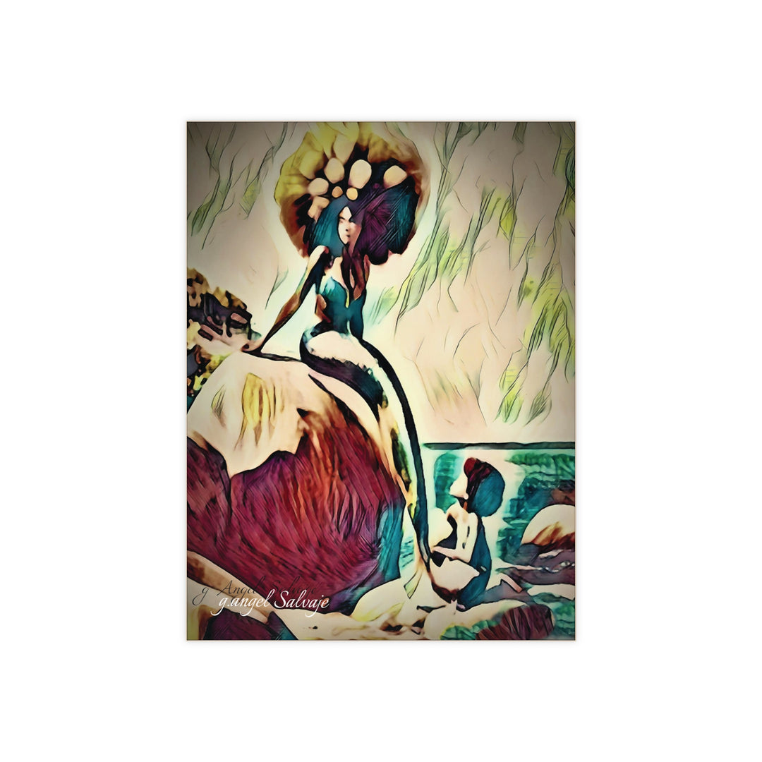 Mermaid Madonna Ceramic Photo Tile