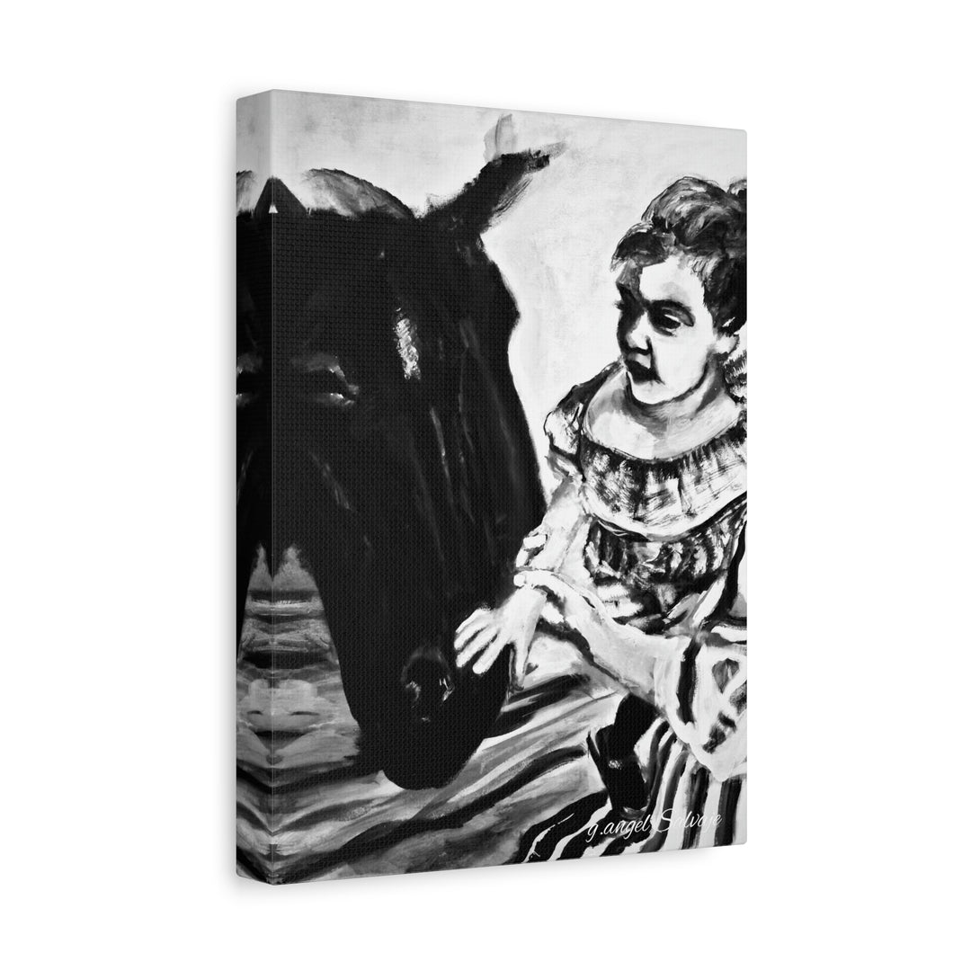 New Best Friend Canvas Art - Elegant Home Decor