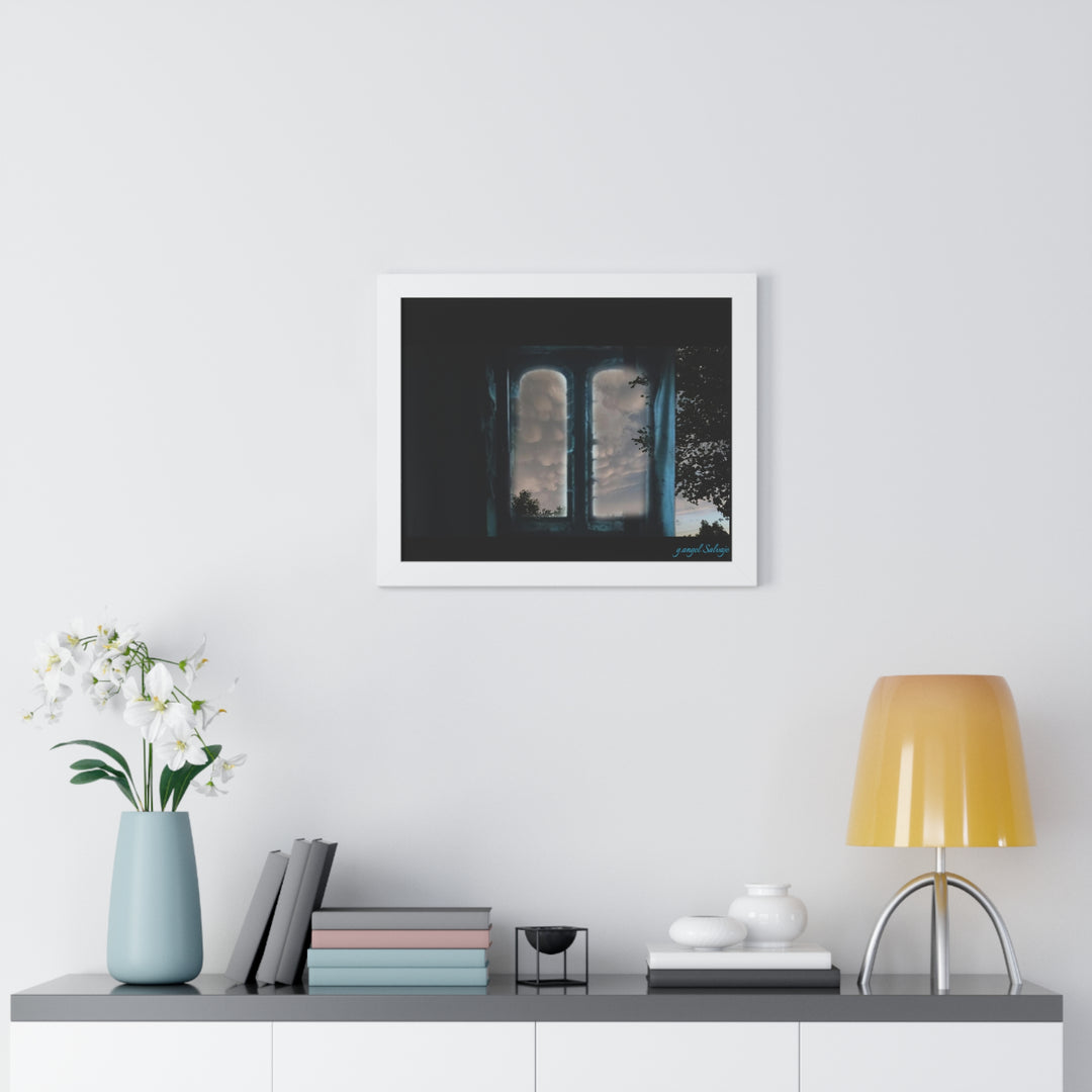 Walk into the Sky Framed Horizontal Poster
