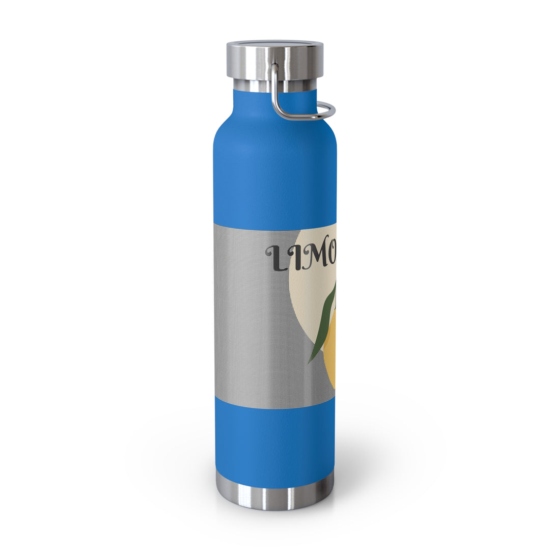Limoncello Hounds Tooth Copper Vacuum Insulated Bottle, 22oz