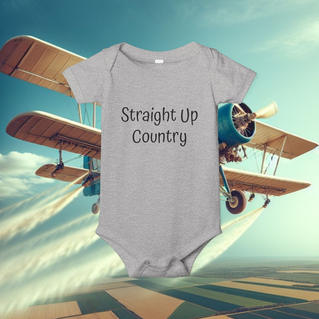 Onesie - Funny Baby Crop Duster Infant Jersey One Piece