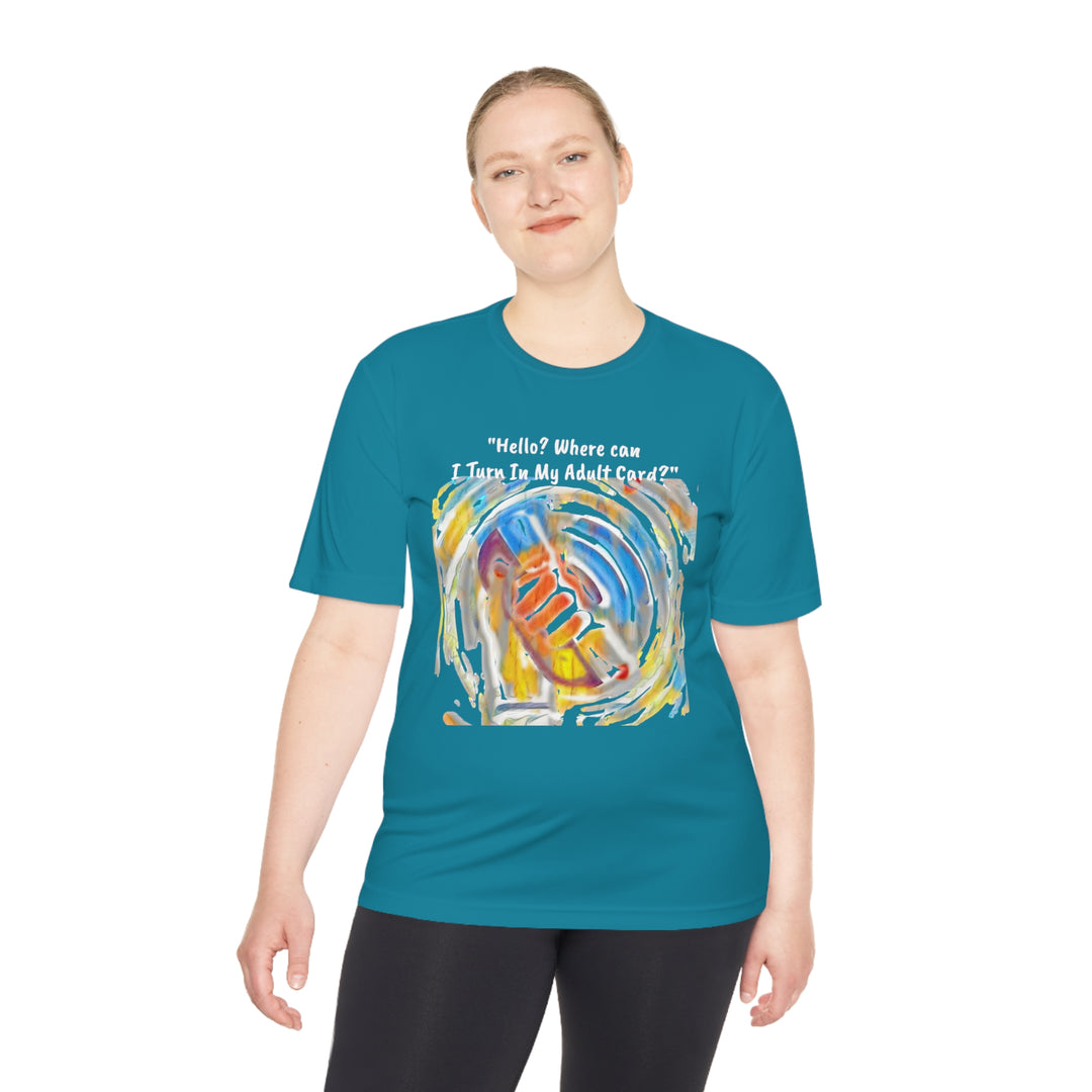 Adult Card Returns Unisex Moisture Wicking Tee