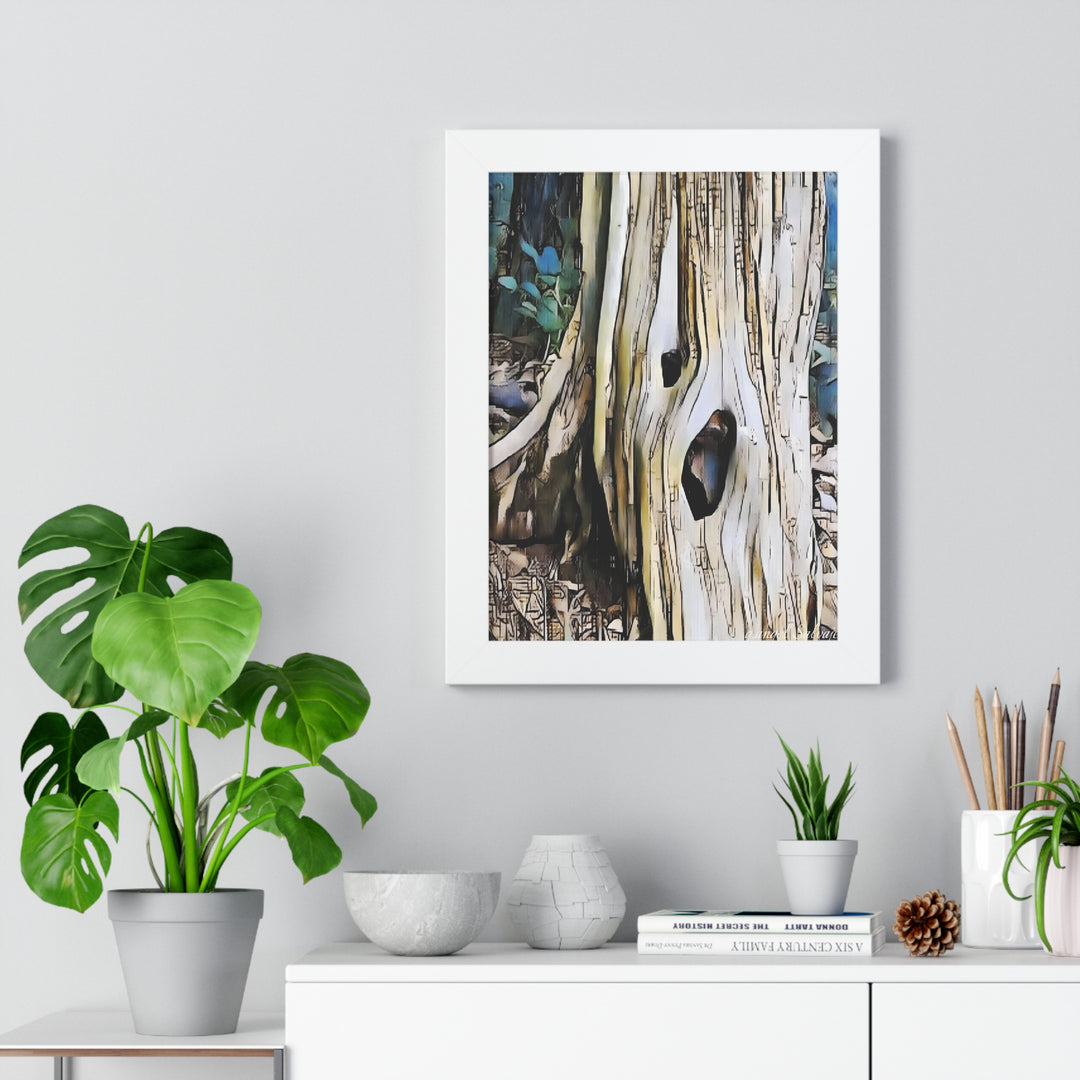 It Is All About What is Hidden Within Framed Vertical Poster