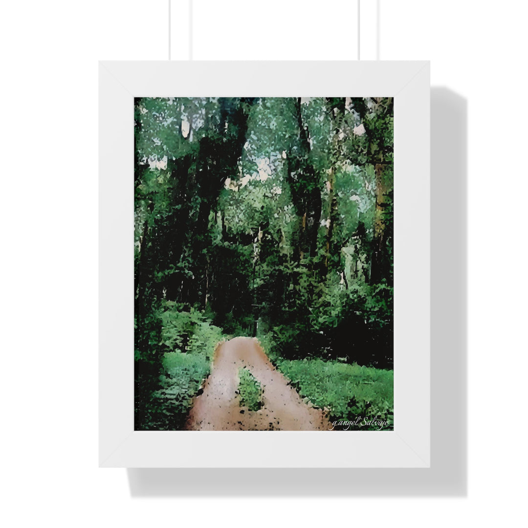 Life Viewed in Retrospect Framed Vertical Poster