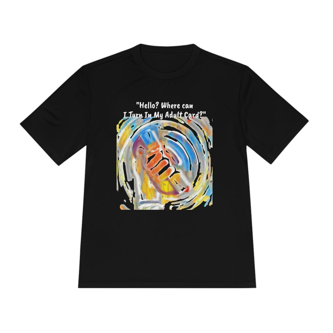 Adult Card Returns Unisex Moisture Wicking Tee