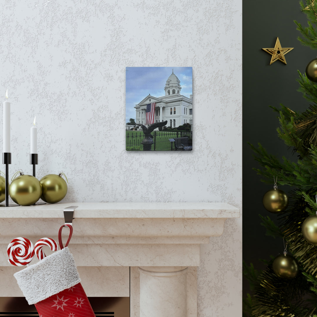 Colbert County Flag and Eagle Canvas Gallery Wraps
