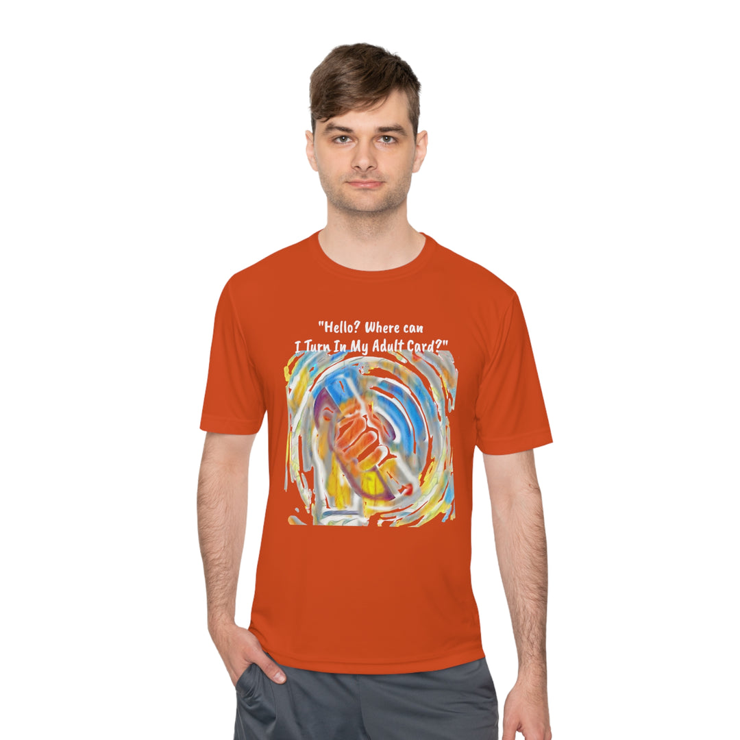 Adult Card Returns Unisex Moisture Wicking Tee